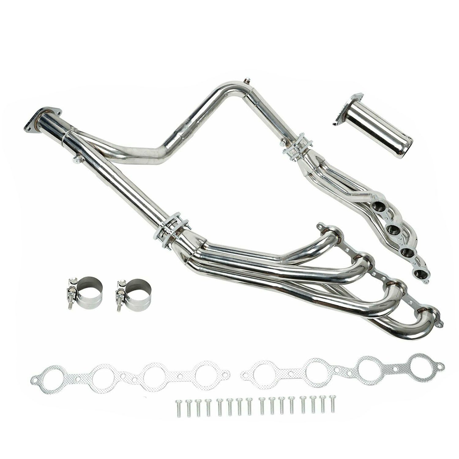 Exhaust Header For Chevy GMC Sierra 2007-2014 1500/2500/3500 4.8L 5.3L 6.0L 6.2L