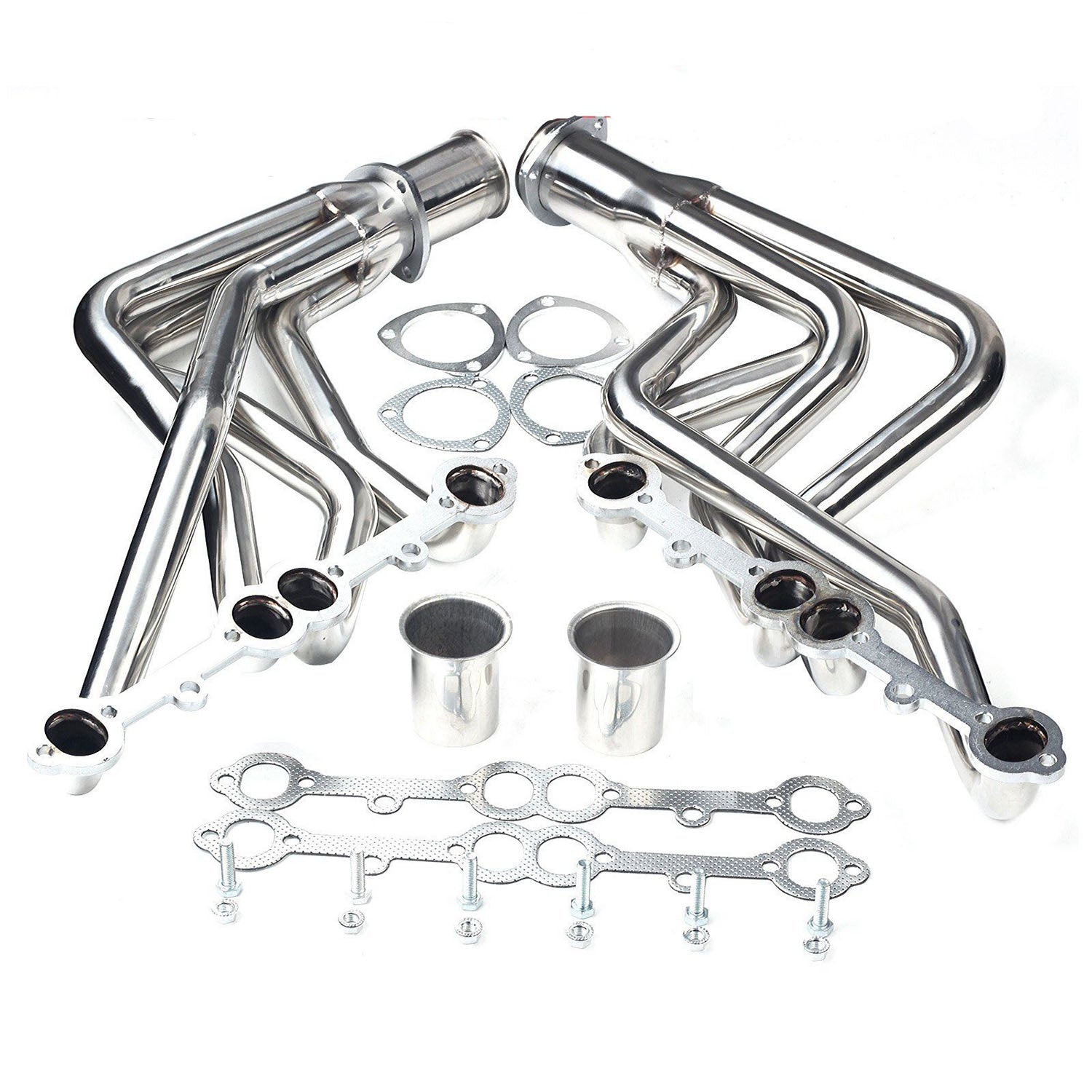 Exhaust Header for 1973-1985 Chevy GMC Small Block Truck Blazer Suburban 1-5/8 2wd/4wd 4.1L 4.8L 5.0L 5.7L 7.4L 307/350/454