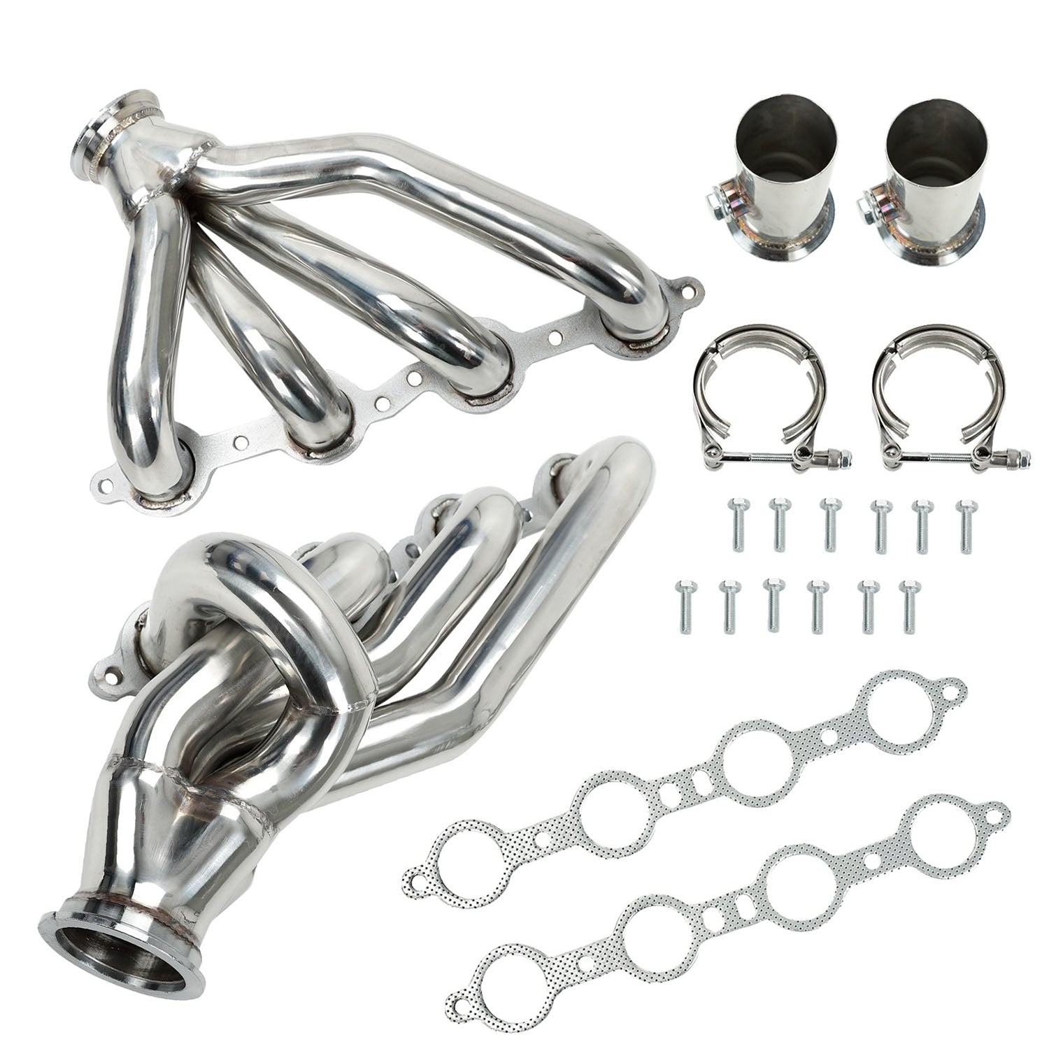 Exhaust Header for 1982-2004 Chevrolet Chevy GMC LS Swap 4.8L 5.3L 5.7L 6.0L 6.2L Engines S10 LS1 LS2 LS3 LS6