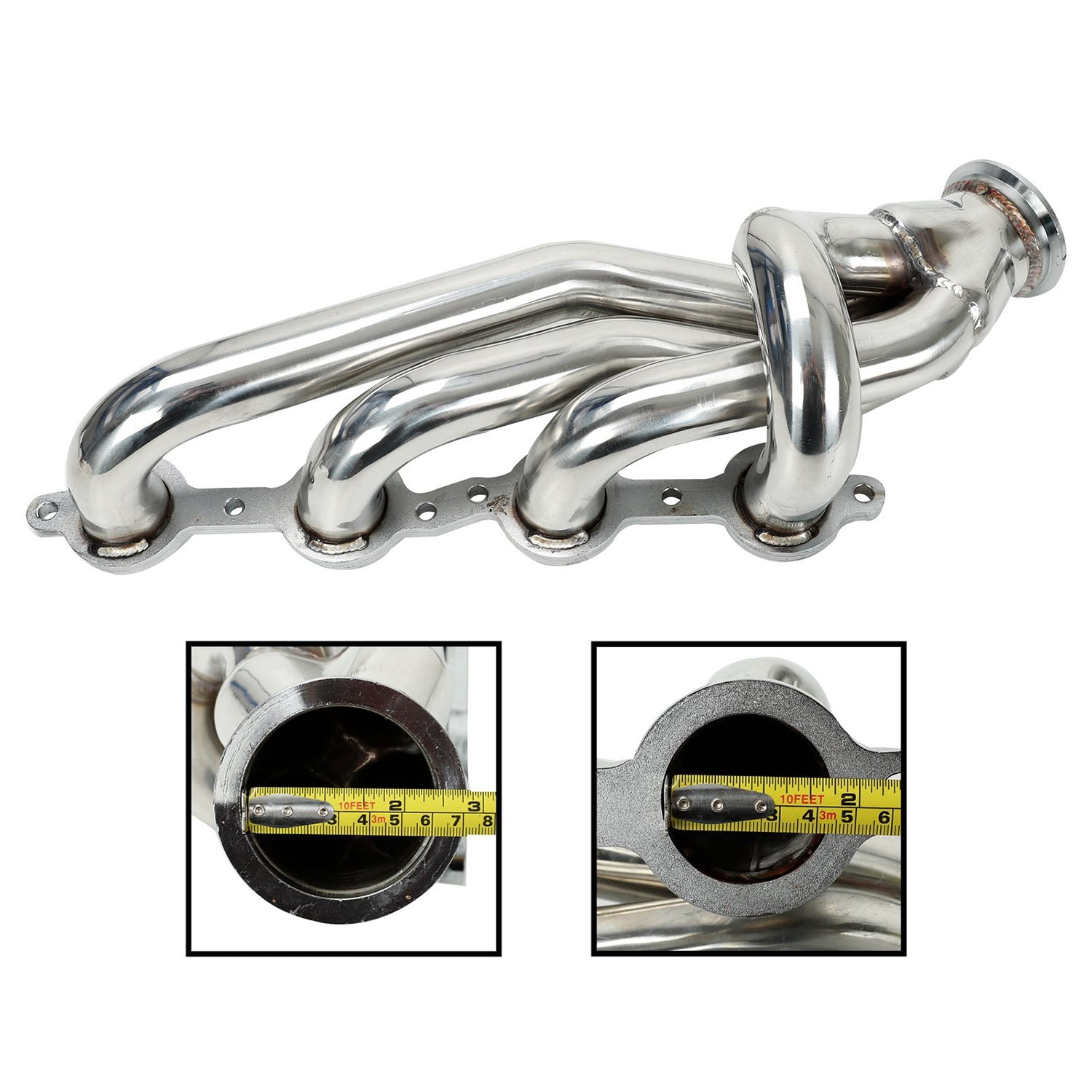 Exhaust Header for 1982-2004 Chevrolet Chevy GMC LS Swap 4.8L 5.3L 5.7L 6.0L 6.2L Engines S10 LS1 LS2 LS3 LS6