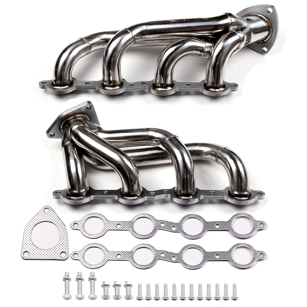 Exhaust Header For 2000-2001 GMC YUKON 4.8L 5.3L and 1999-2001 GMC SIERRA 1500 2500