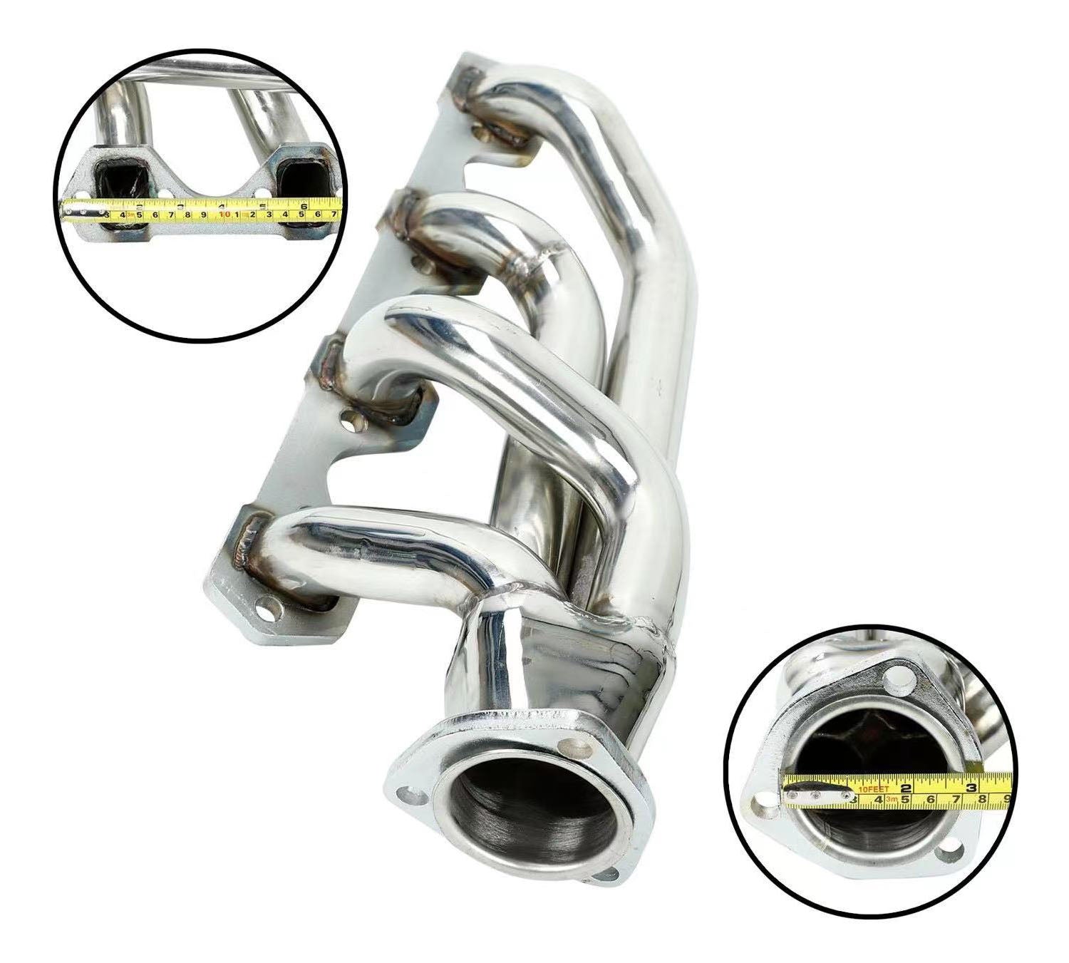 Exhaust Header For 1964-1978 Ford Mustang 289-302-351 V8 Stainless SBF Small Block Hugger - 0