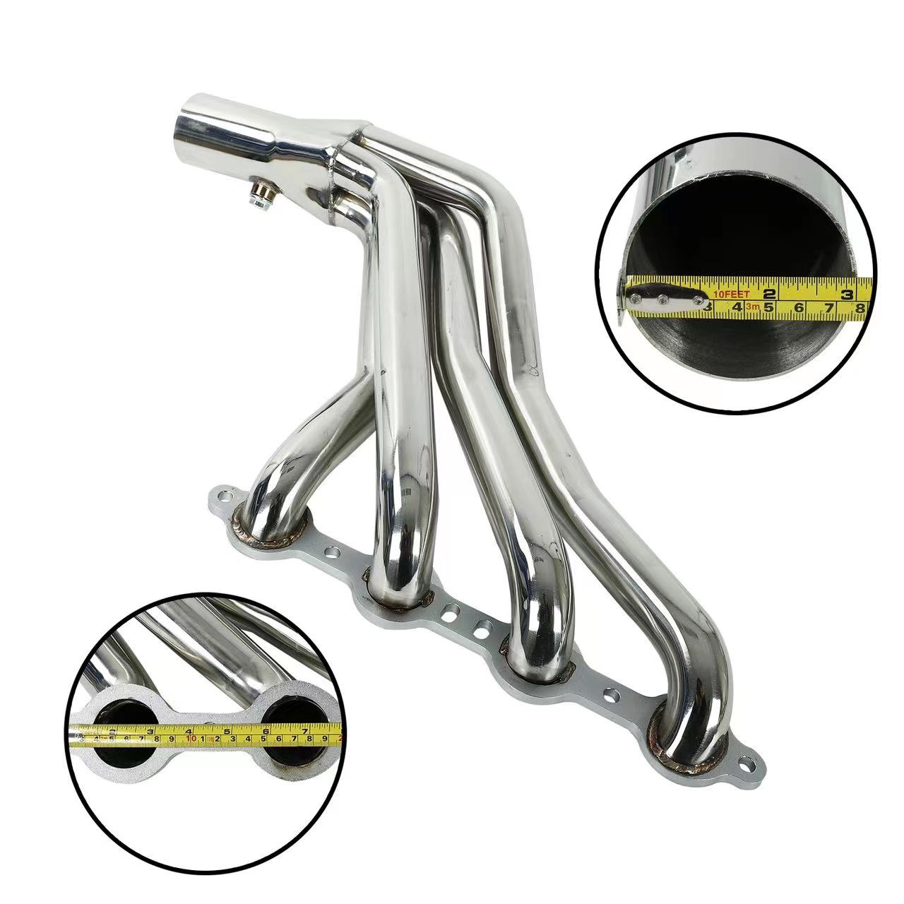 Exhaust Header for 1964-1988 Chevy Chevrolet Pontiac Buick LS1/LS2/LS3/LS6 LS V8 Swap Longtube 4.8L 5.3L 5.7L 6.0L 6.2L