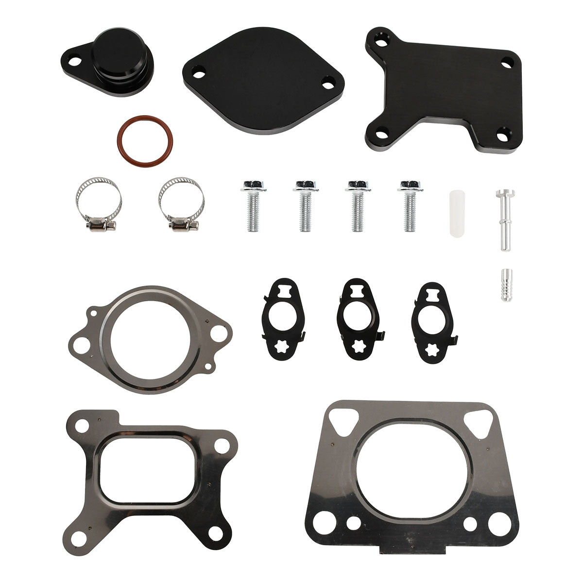 EGR Delete Kit For 2017-2019 6.6L GMC Chevy Duramax Diesel L5P EGR Valve Cooler Delete Kit - 0