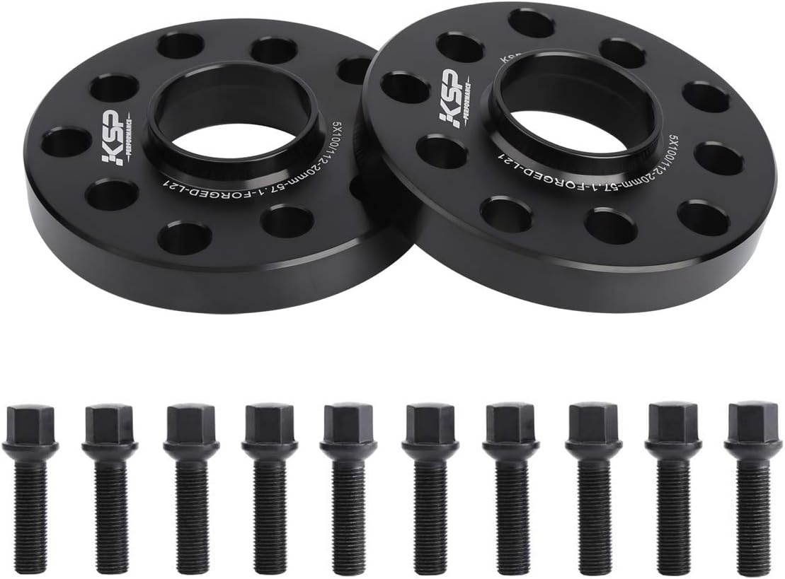 Hubcentric Wheel Spacers 2PC 5x100 5x112 For Audi & Volkswagen 57.1mm CB