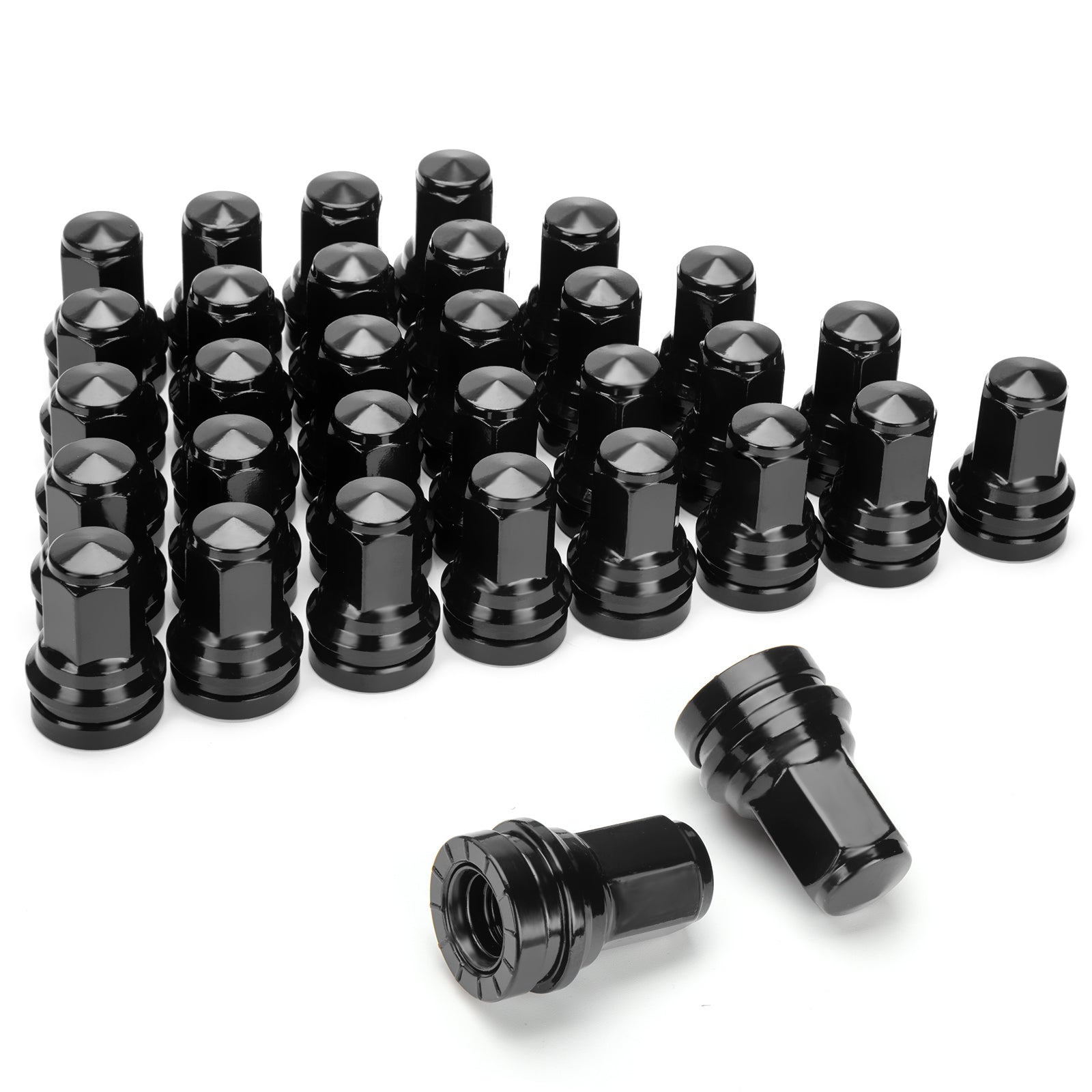 KSP M14x1.5 OEM Lug Nuts 32PCS for 2017+ Ford F-250 F-350 8 Lug Rims