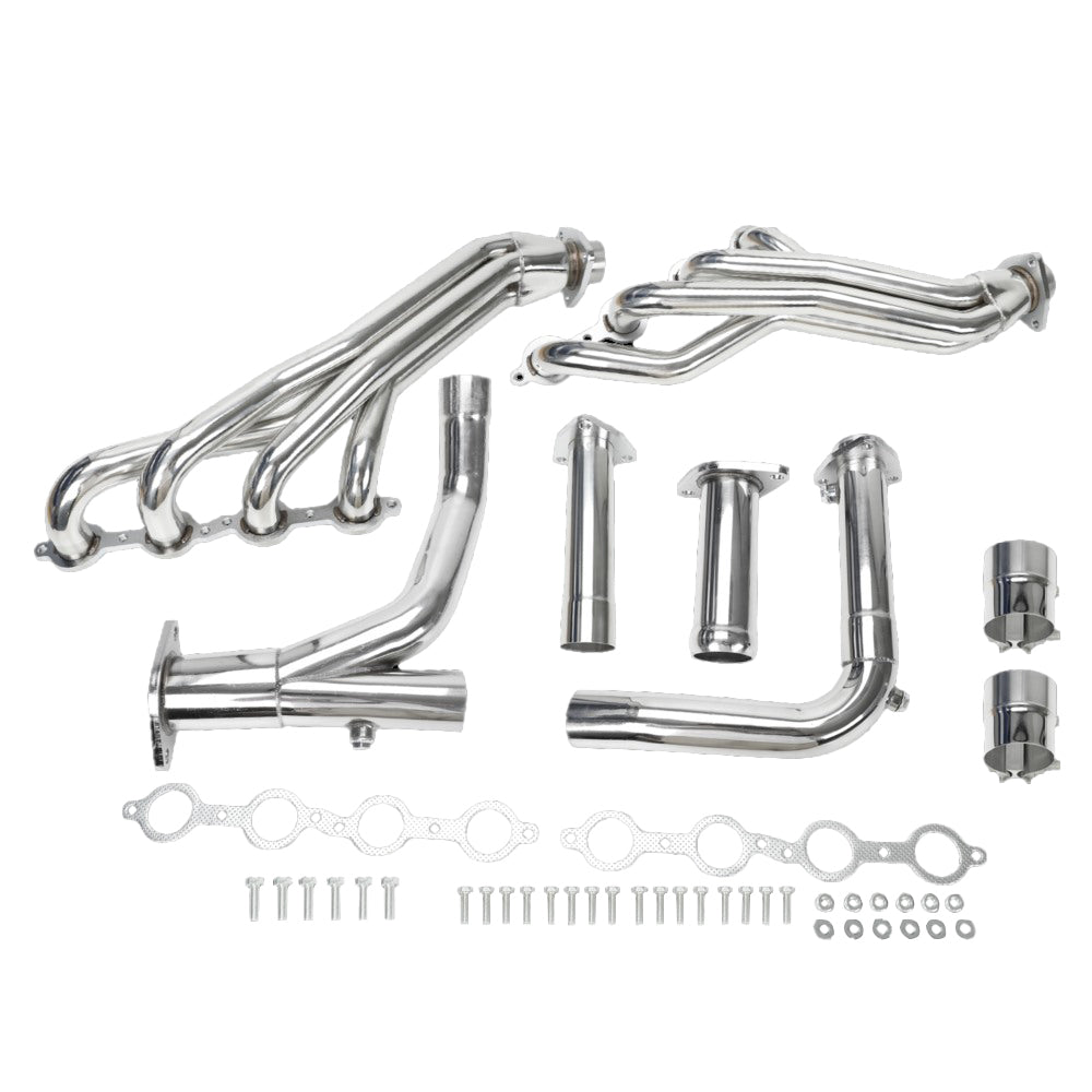 Exhaust Header For Chevy GMC Sierra 2007-2014 1500/2500/3500 4.8L 5.3L 6.0L 6.2L