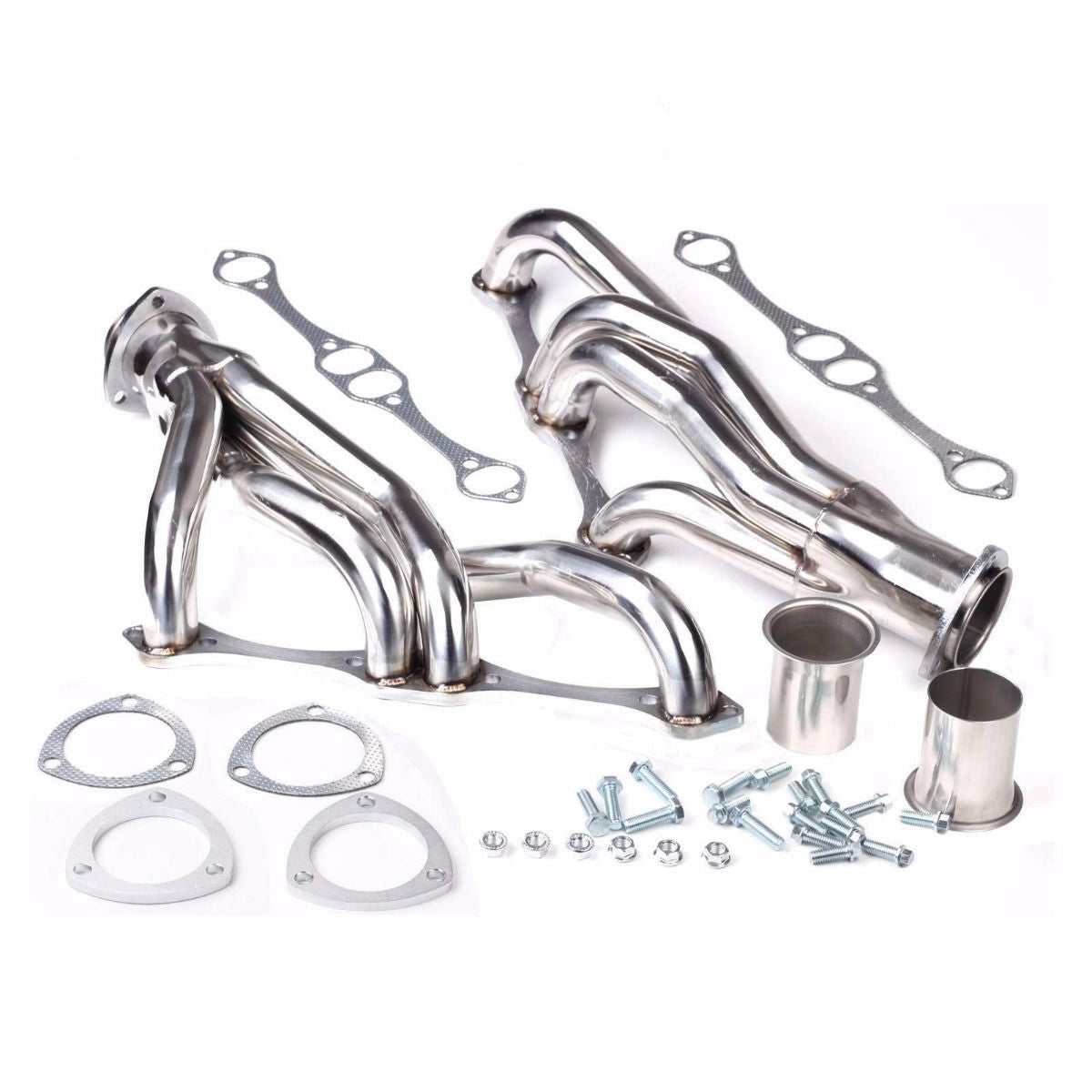 Exhaust Header for 1967-1987 Chevy All Small Block SB V8 262 265 283 3 ...