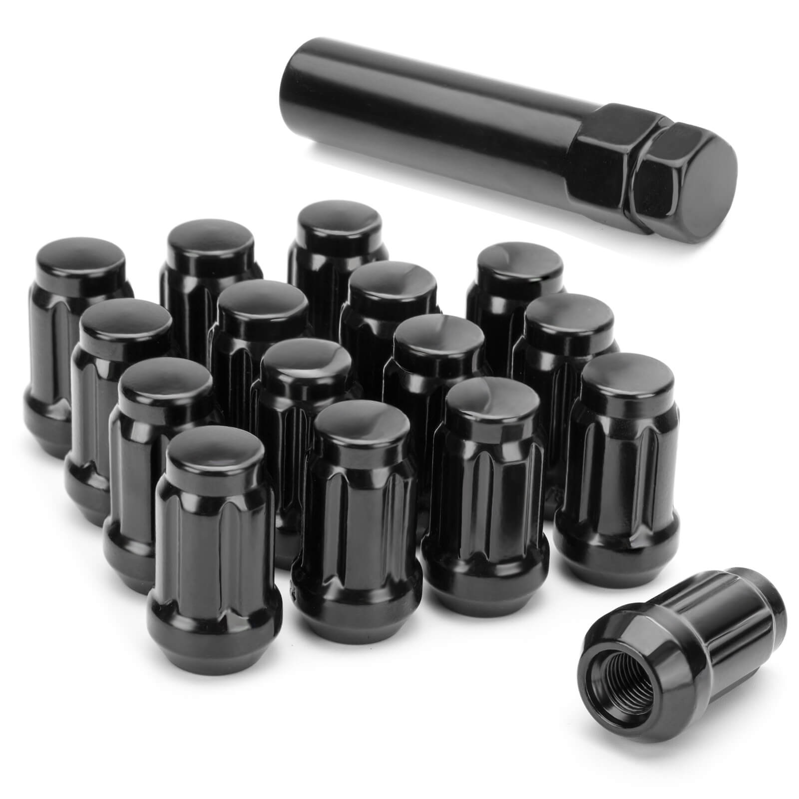 16PCS 10×1.25+1key Black Lug Nuts For Honda Yamaha | KSP Performance ...