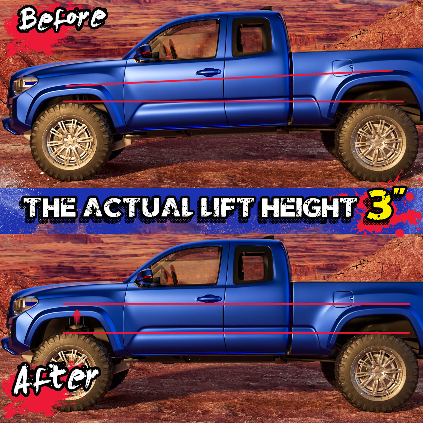 Front Leveling Lift Kits 3